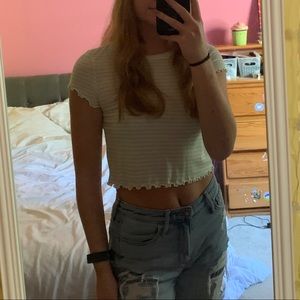 cropped tee
